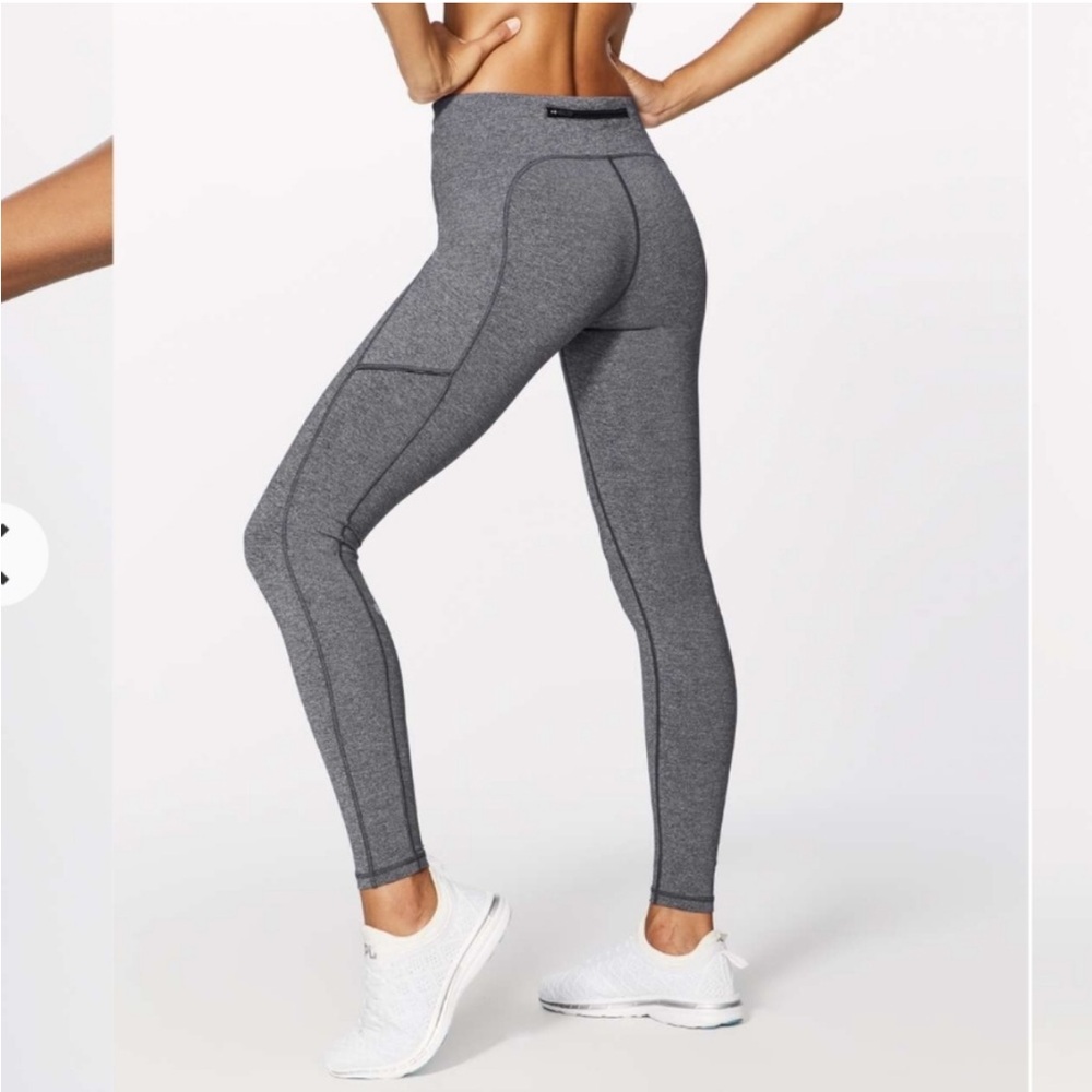 Lululemon Speed Up Tight 28"Heathered Black